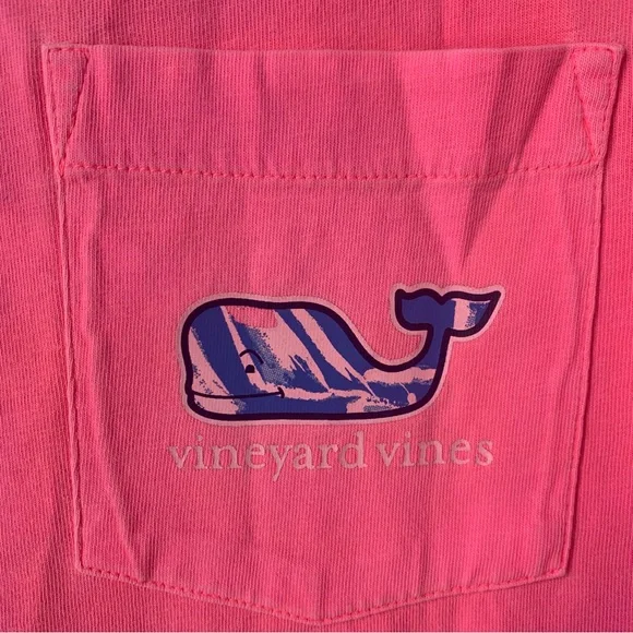 Vineyard Vines Pink Whale Graphic T-Shirt - Picture 3 of 4